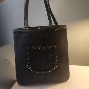 Furla Fortezza Tote Bag Blue/black READ